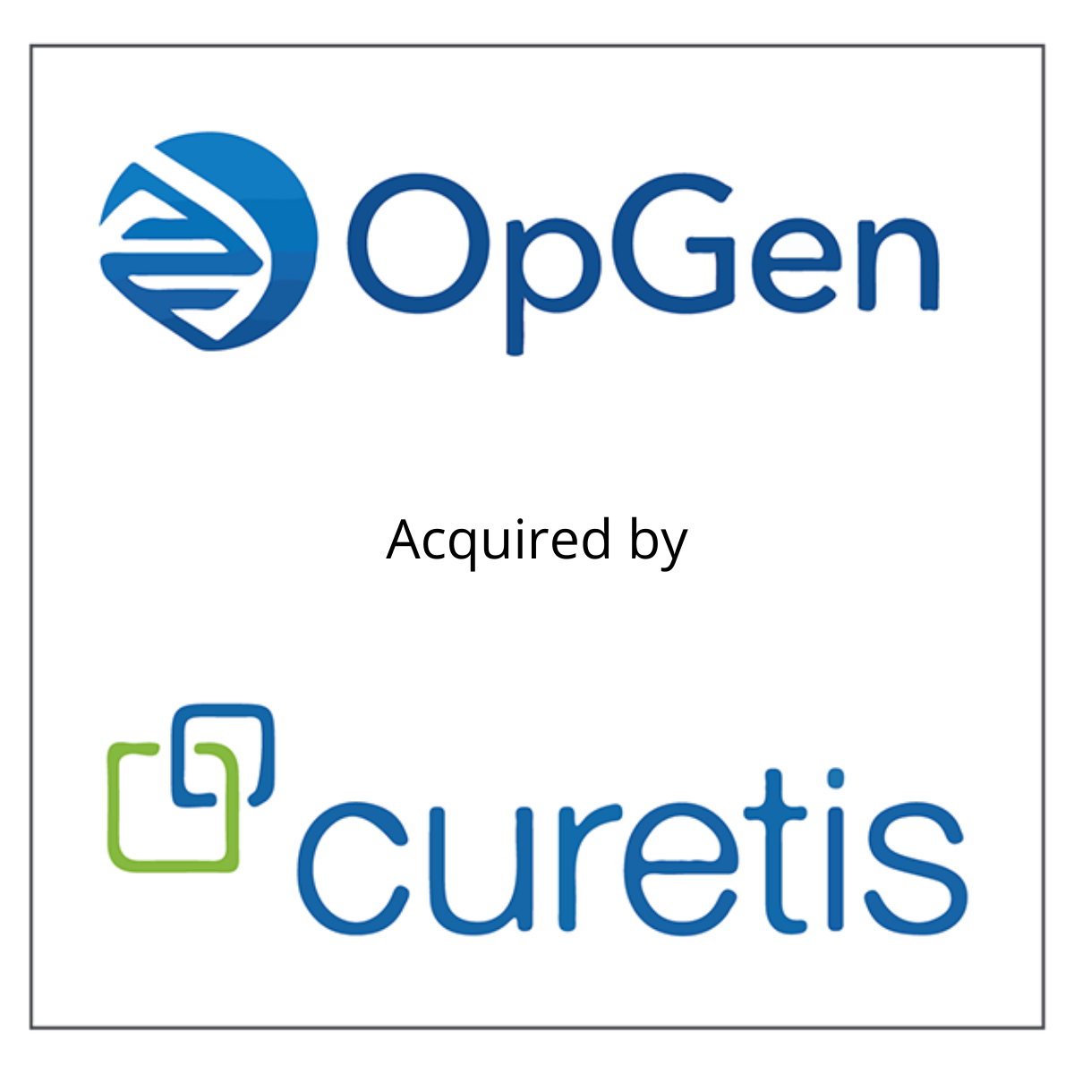 Curetis and OpGen Enter Into Definitive Agreement to Combine Businesses