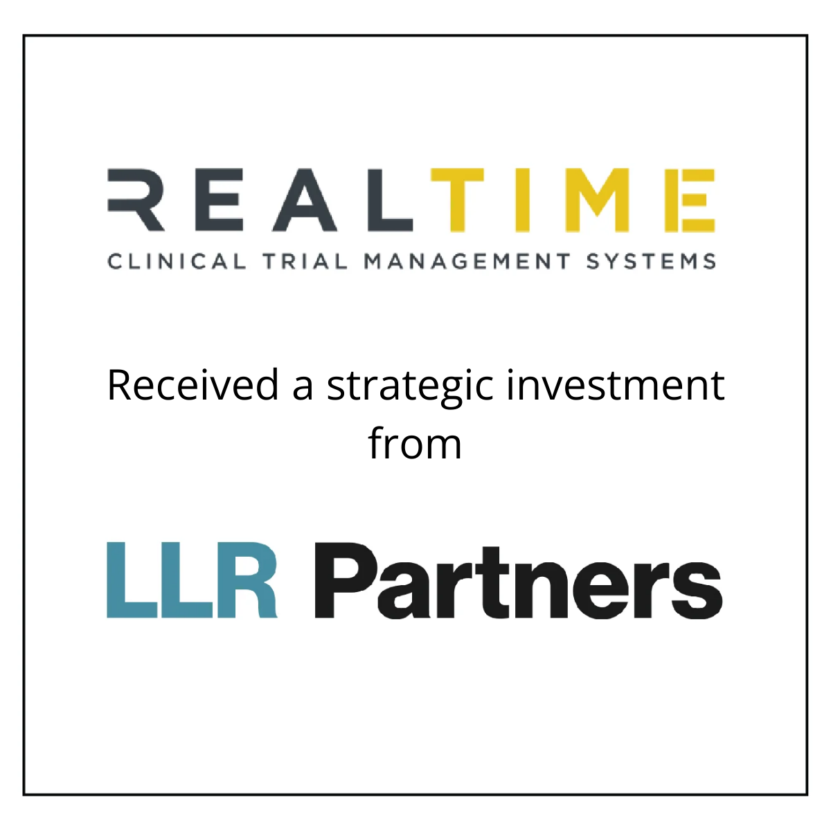 RealTime Software Solutions Receives Strategic Investment from LLR Partners to Accelerate Growth and Product Innovation