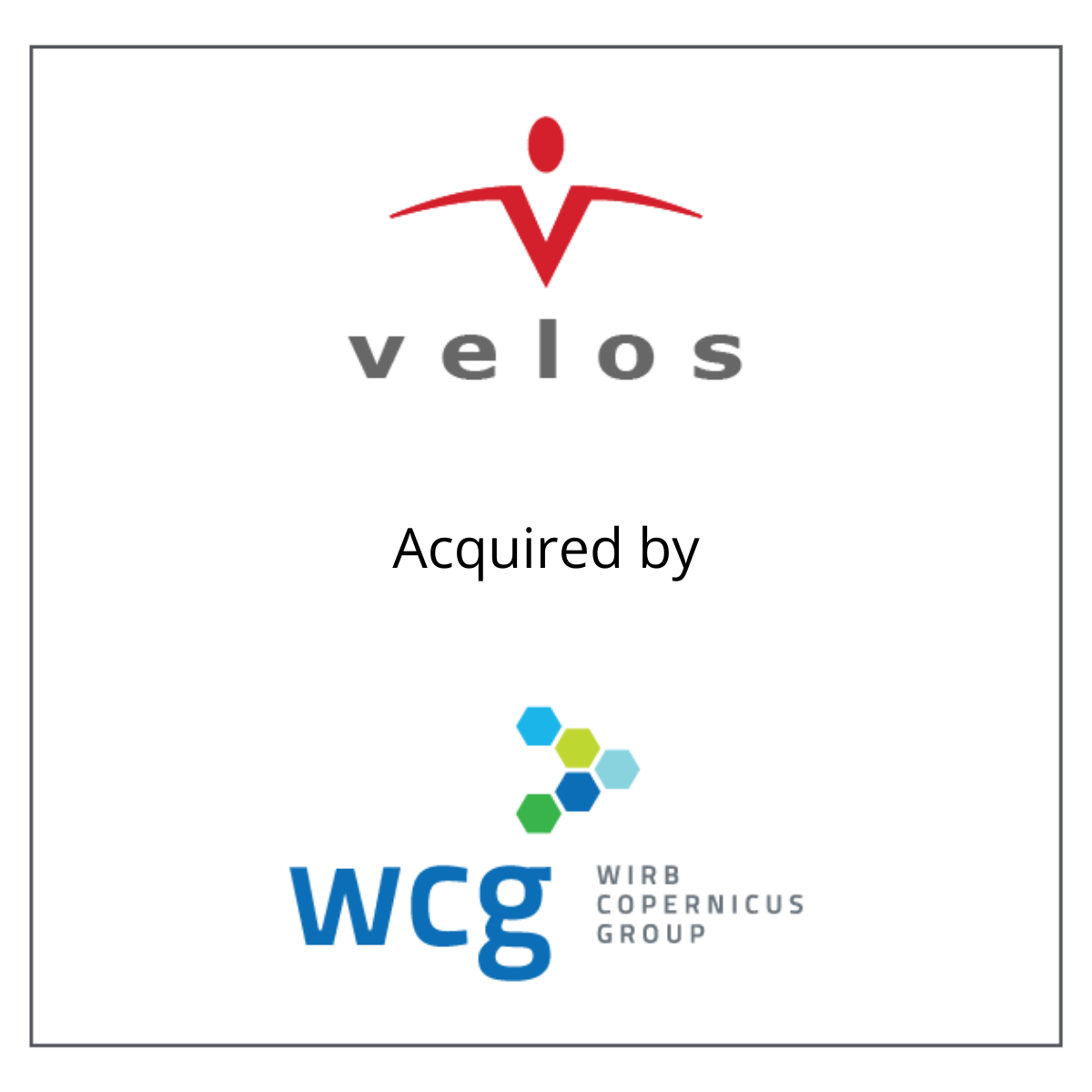 Velos acquired by WCG, a portfolio company of Arsenal Capital Partners