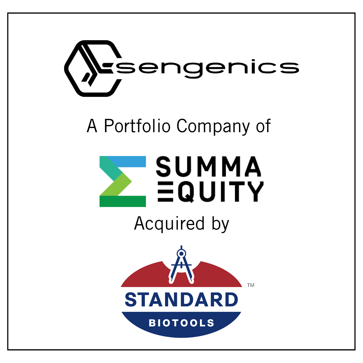 Sengenics, a Portfolio Company of Summa Equity, Acquired by Standard BioTools